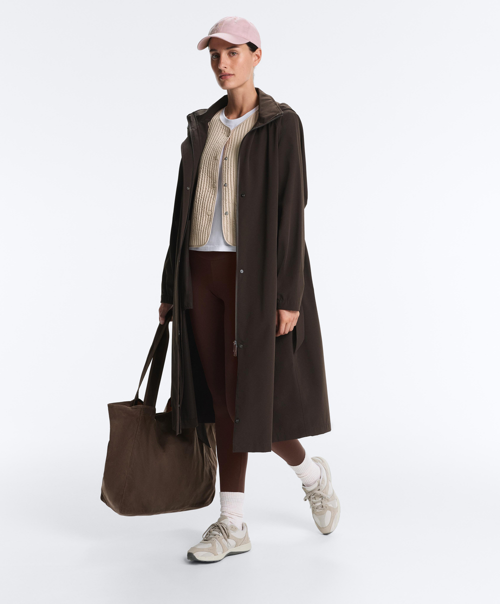 OYSHO Тонкий стеганый нейлоновый жилет, светло-бежевый