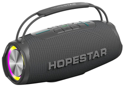 Беспроводная колонка Hopestar H53, световые эффекты, влагозащищенный корпус, поддержка microSD, 35 Вт, gray