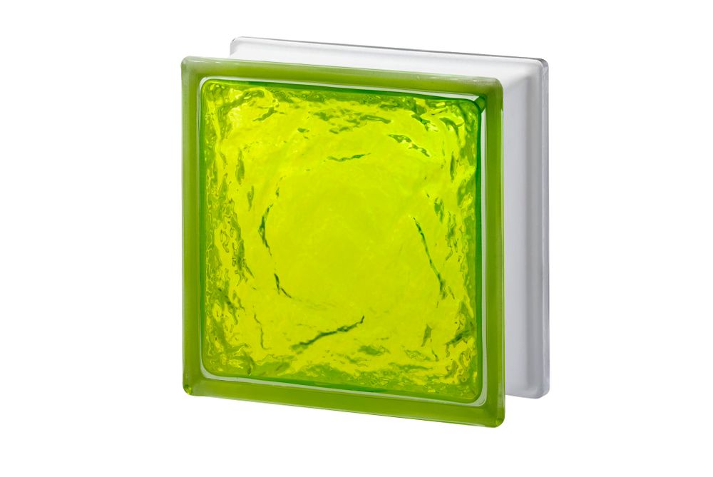 Стеклоблок Айс тархун Vitrablok 19,7x19,7x8
