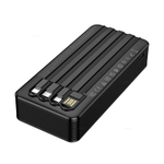 Borofone BJ84A Smooth портативный аккумулятор с 4 кабелями (20000mAh) (black)