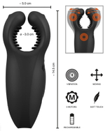 Мужской вибратор-стимулятор Man Wand with Vibration and Moving Wings