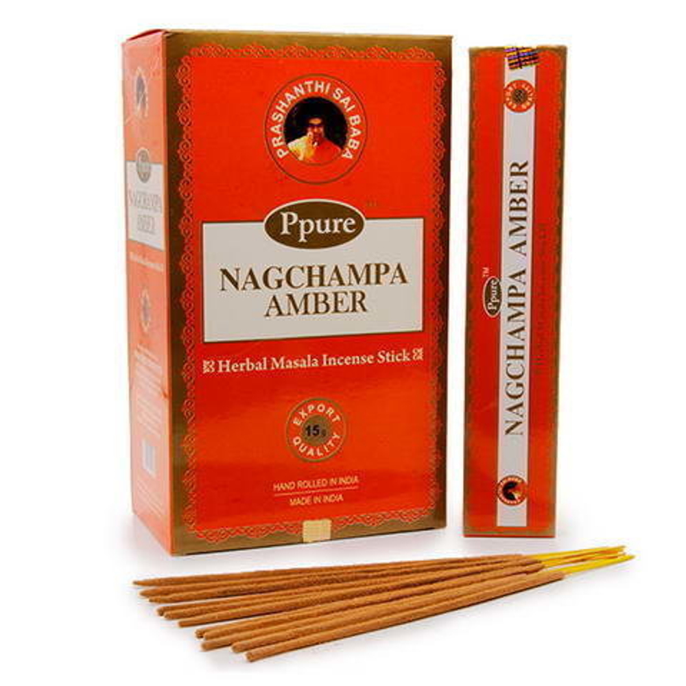Ppure Nag Champa Amber Благовоние-масала Амбер 15 г