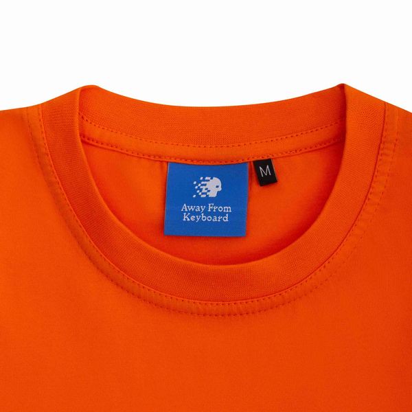 Футболка Life vest under your seat Оранжевая - фото 4