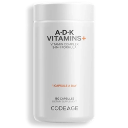 A D K Vitamins+ 180 капсул CodeAge