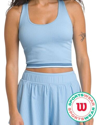 Женский топ теннисный Wilson Everyday Brami - airy blue