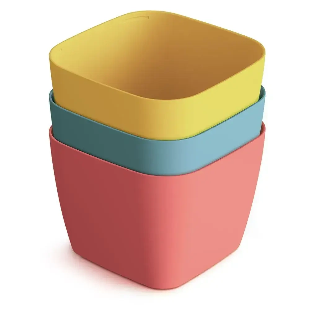 Горшок для суккулентов Фьюжн 0,6л набор 3 шт С378КОЛ