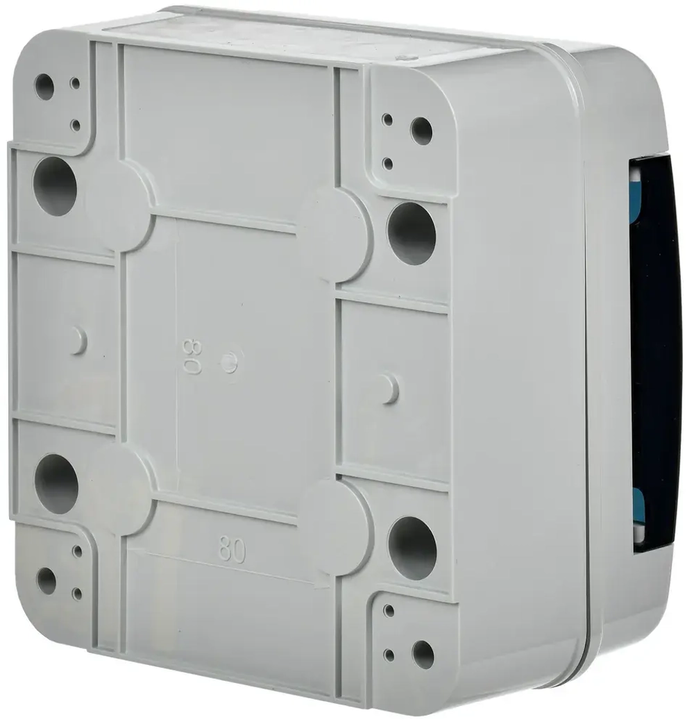 Корпус пластиковый КМПн-6 IP65 черная прозрачная дверь TEKFOR IEK