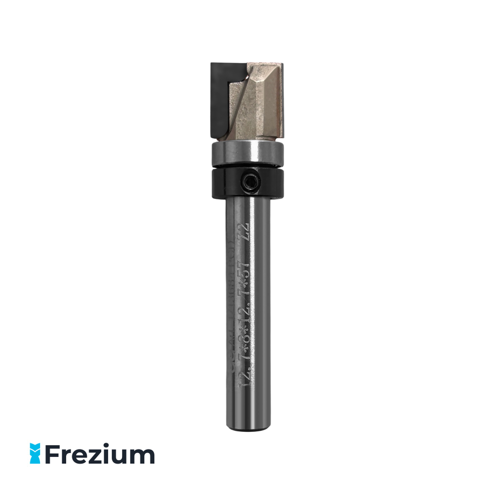 Обгонная алмазная фреза по дереву с верхним подшипником "O.G.Germany" 12.7x8x12.7x57 Z2; 1713684