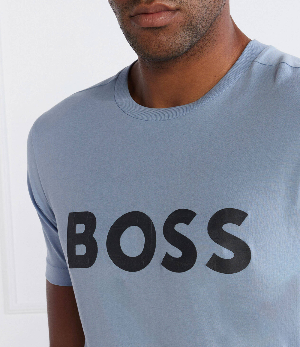 Футболка Tee 1 BOSS GREEN - голубой(50507010)