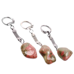 Брелок "Оберег" унакит(эпидот)