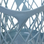 Корзинка для хранения «БРИЗБО», цвет пудрово - голубой, 19.5*19*18см