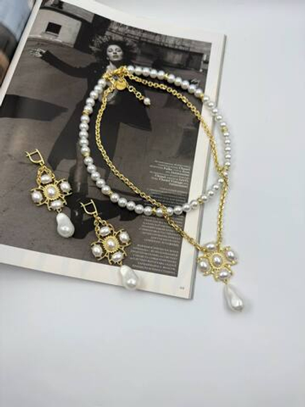 Серьги "Габриэль", оттенок золото