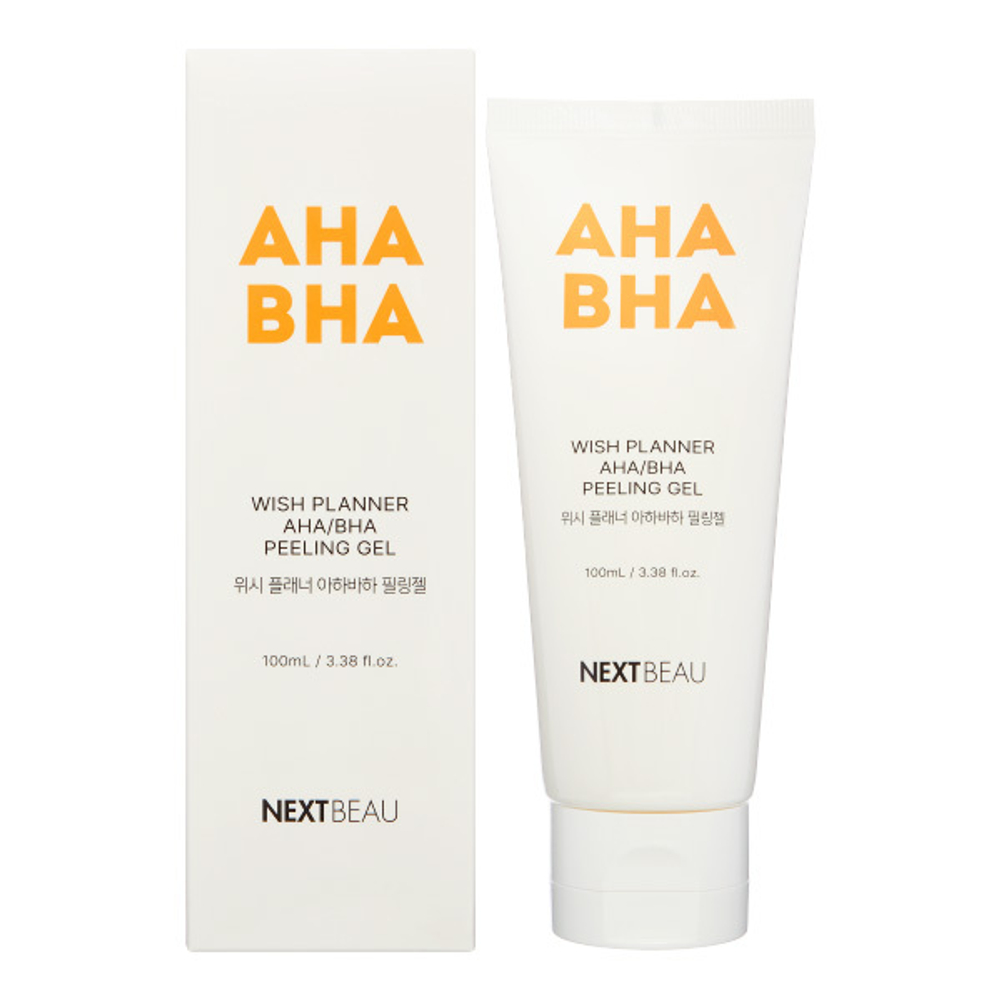 NEXTBEAU Отшелушивающий пилинг-гель с AHA/BHA кислотами для проблемной кожи 100мл