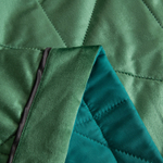 Велюровое покрывало в клетку OVL049, размер 240*260, наволочки 50-70 2 шт