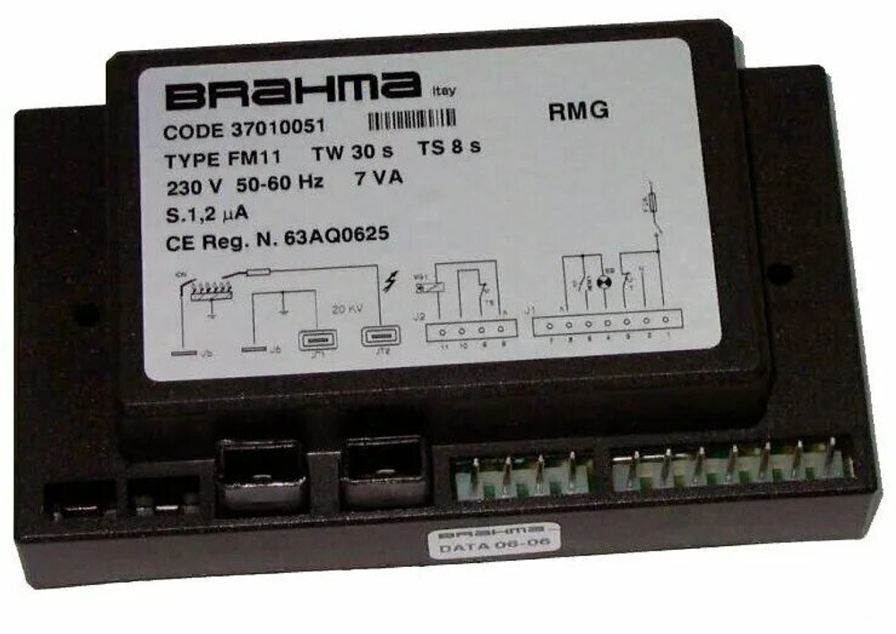 Блок управления Brahma FM11 (TW 30s TS 8s) RMG 70-100 37010051 для котлов Sime Rx-55 6178834