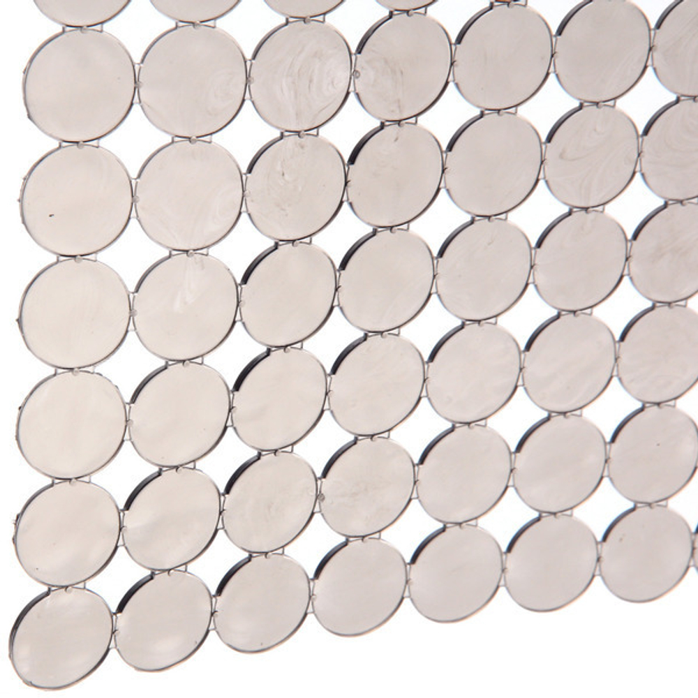 Коврик для раковины «Шарики» 32*27см серый