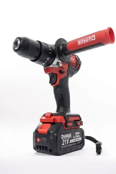 DeMak Шуруповерт, 21 В, 120 Нм, 2 АКБ