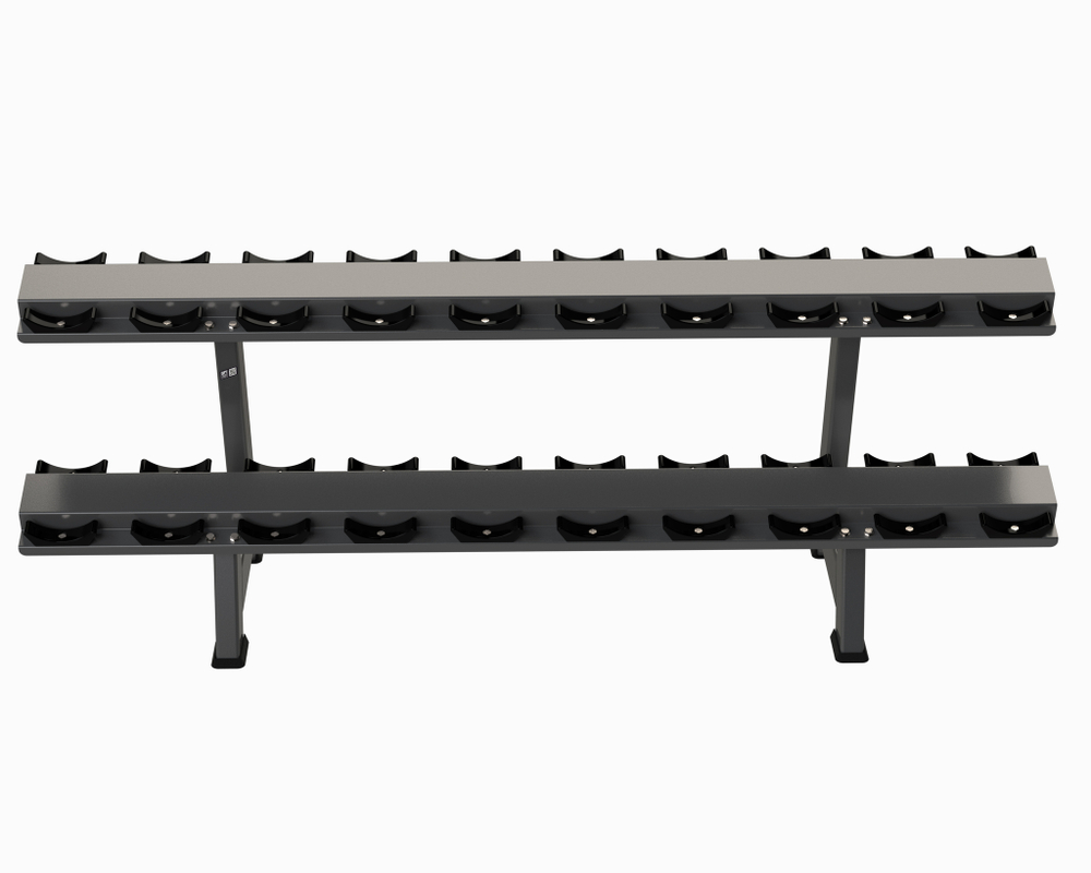 Стойка для гантелей двухъярусная (на 10 пар гантелей)