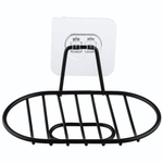 Мыльница подвесная овальная BLACK, 14,3*8,5*2,5см