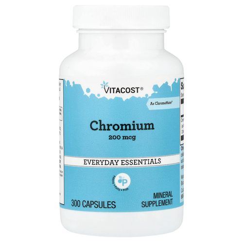 Vitacost, хром ChromeMate®, 200 мкг, 300 капсул