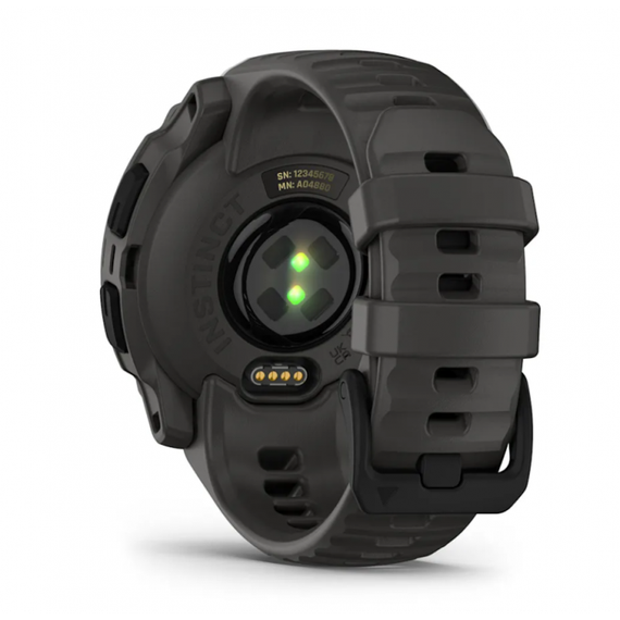 Умные часы Garmin Instinct E 40 mm Black with Charcoal Band