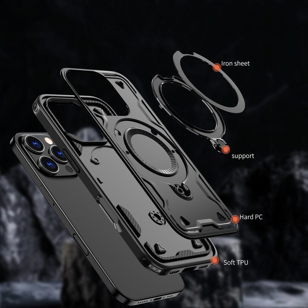 Чехол Magneto Case с кольцом для iPhone 16 Pro