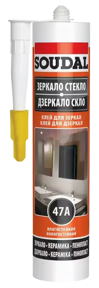 КЛЕЙ ДЛЯ ЗЕРКАЛ 47A SOUDAL