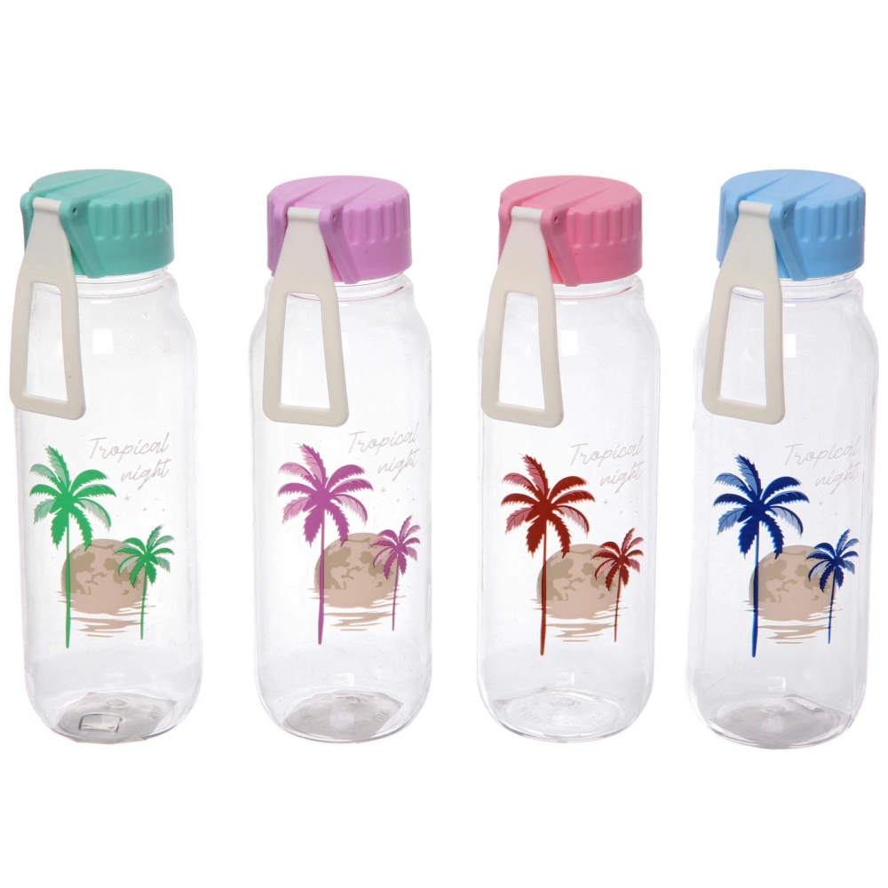 Бутылка питьевая пластиковая 700мл «Лето», микс цветов