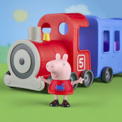 Игровой набор Hasbro Свинка Пеппа - поезд Леди Кролик с хрюшкой peppa