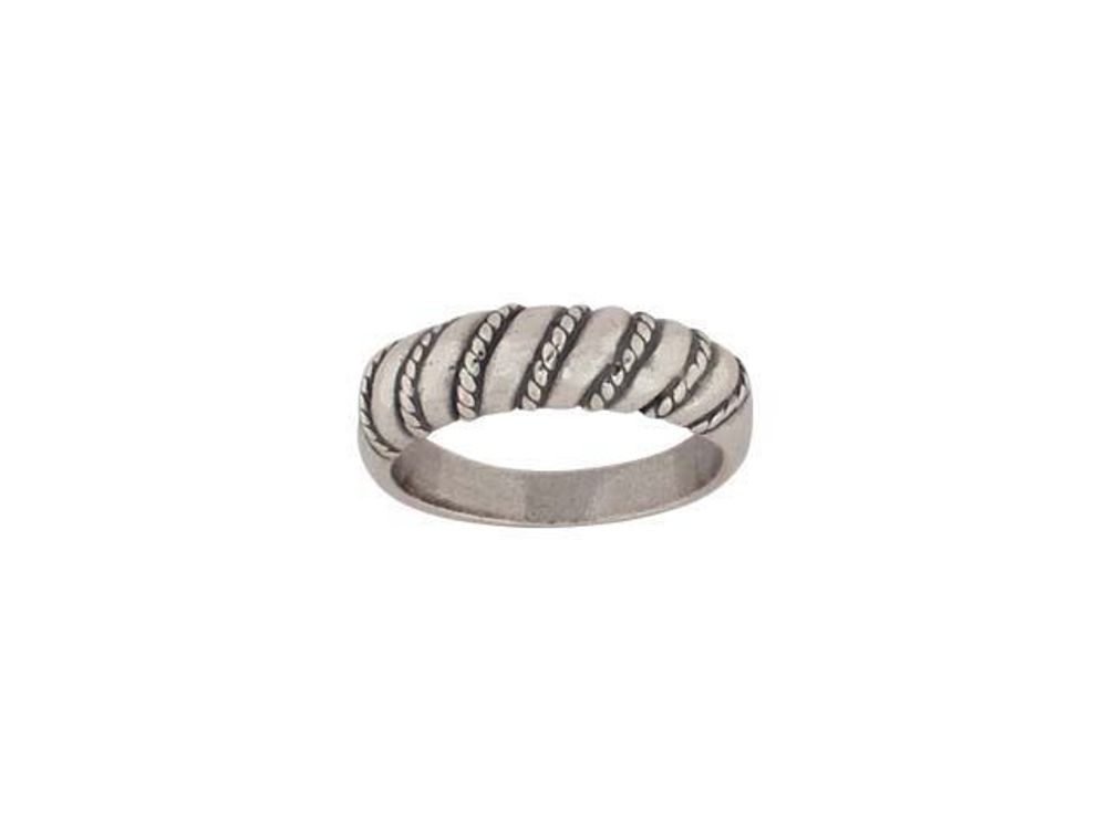 &quot;Косичка&quot; кольцо в серебряном покрытии из коллекции &quot;Леди&quot; от Jenavi