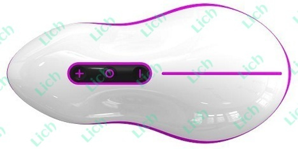 Бело-фиолетовый вибростимулятор Mouse