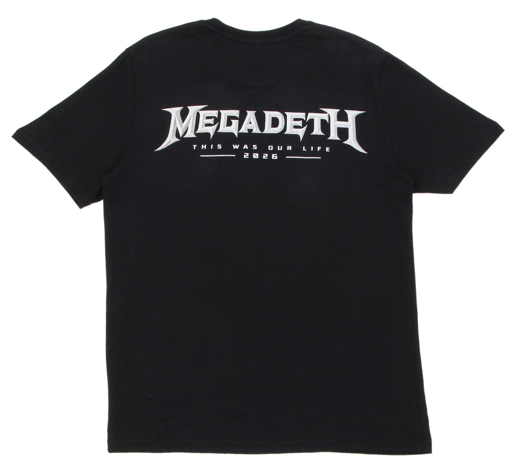 Футболка Megadeth This Was Our Life 2026 (7995)