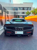 Карбоновый диффузор заднего бампера для Ferrari 296 GTS GTB Феррари