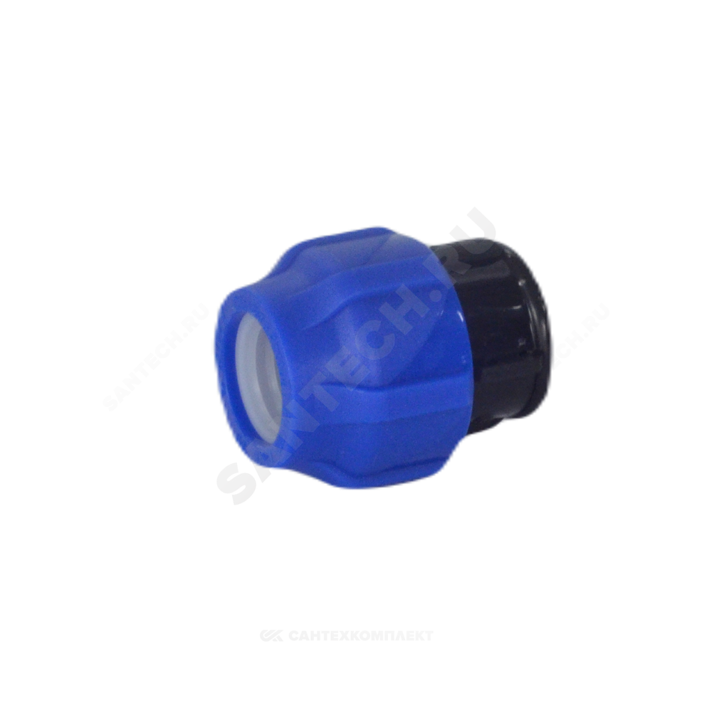 Заглушка компрессионная ПЭ Дн 32 Ру16 VALFEX 121001123032