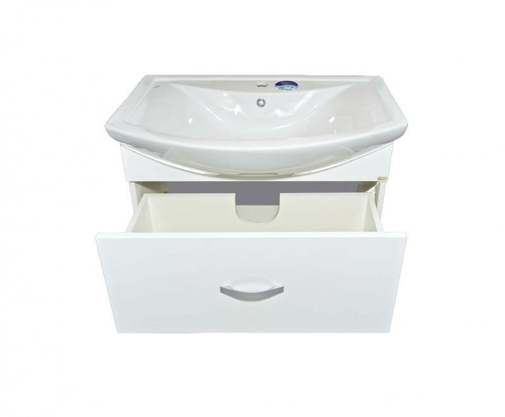 Тумба MISTY Балтика - 80 подвесная с 1 ящ. c умывальником