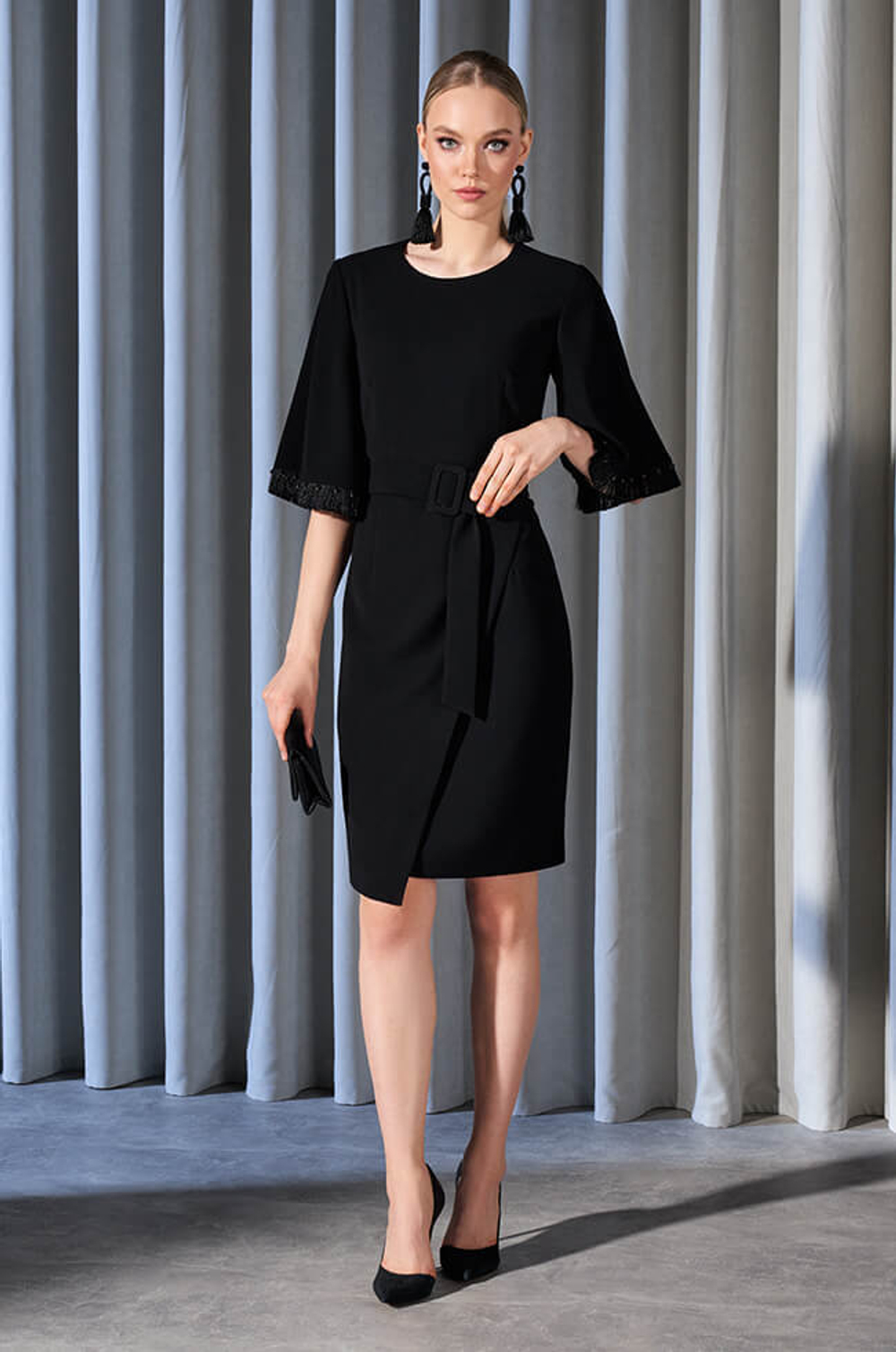 51522 Платье женское (черный)