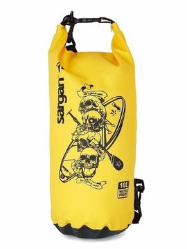 Гермо-мешок-рюкзак Sargan Скелетон - Сап/Престиж 1 лямка 10 л желтый