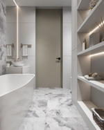 Керамогранит, Arcadia Ceramica, INVISIBLE ONYX GREY, 1200x600 мм, полированная