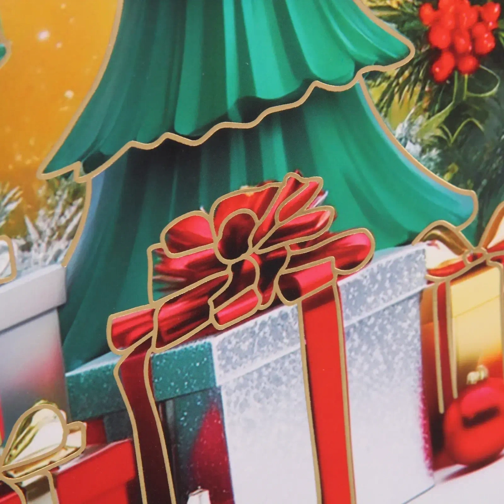 Пакет подарочный «Северная сказка» 32*26*10 см, микс