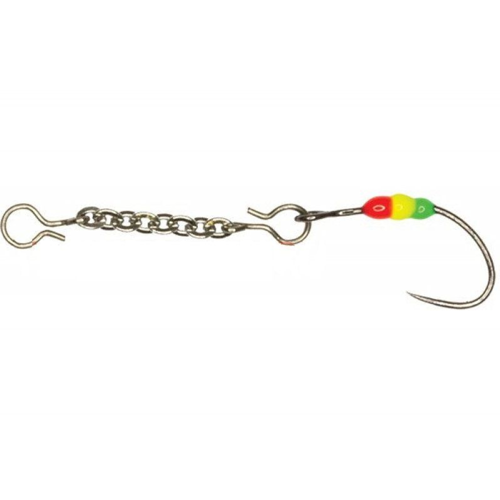 Подвеска ECOPRO №2 "мормышка с цепочкой" для зимней блесны (50 шт.)
