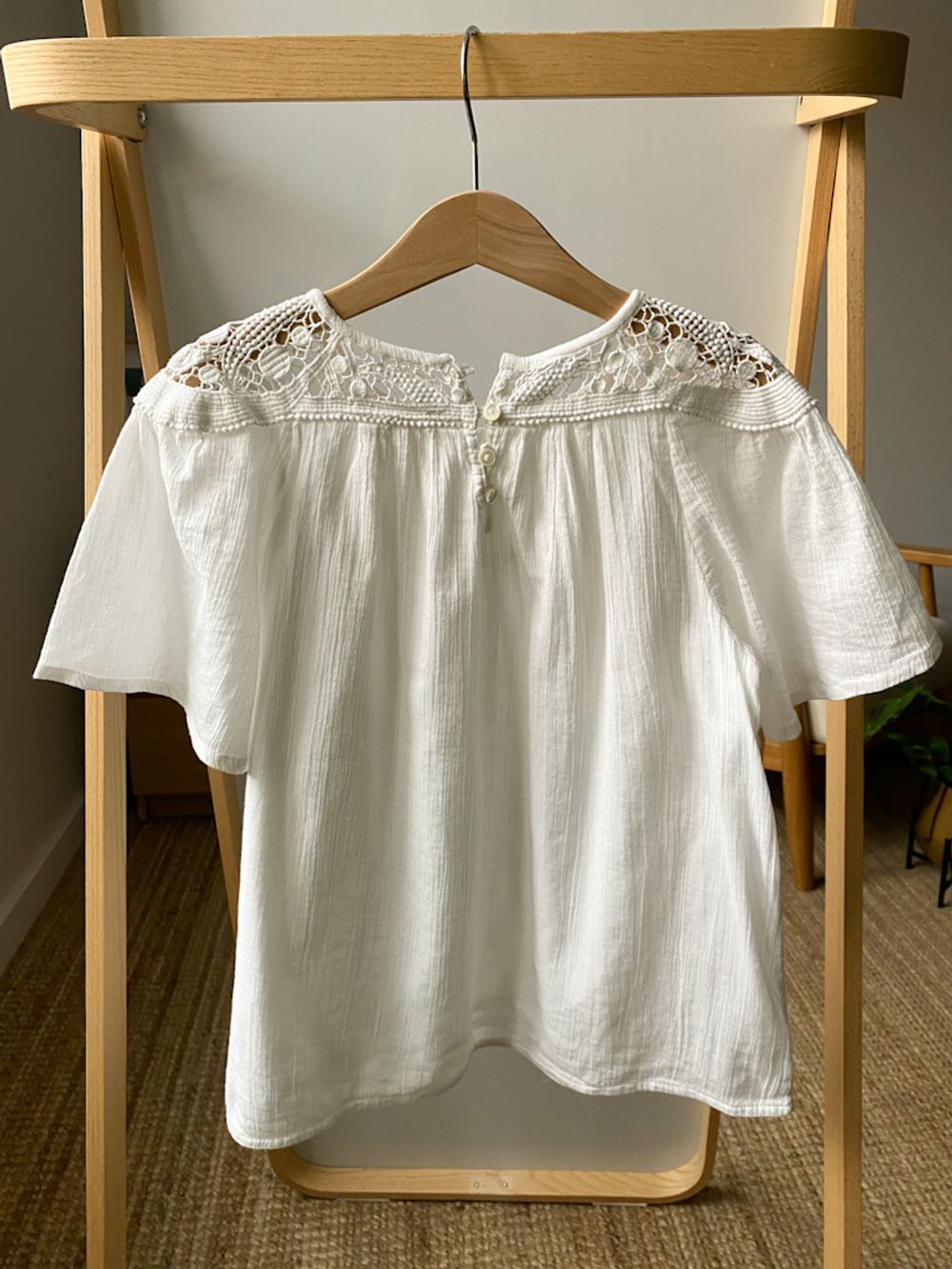 Хлопковая блузка Chloe, 128