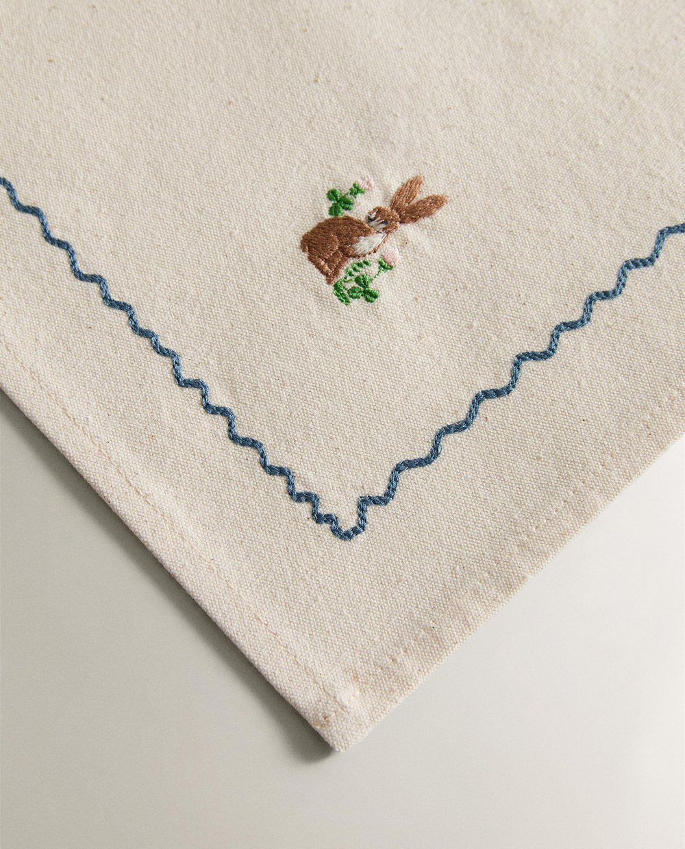 Zara Home сервировочная салфетка из хлопка, вышивка, 50 35 см · 7268/023