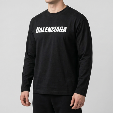 Лонгслив Balenciaga #1 • Черный