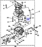 Игла карбюратора Yamaha 25-70 лс (6H3145900000)