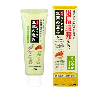 Зубная паста для профилактики болезней десен Lion Япония Hitect Seiyaku, мята и эвкалипт, 90 г