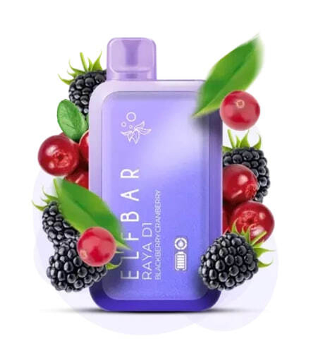 ELF BAR RAYA D1 - Blackberry Cranberry (5% nic)