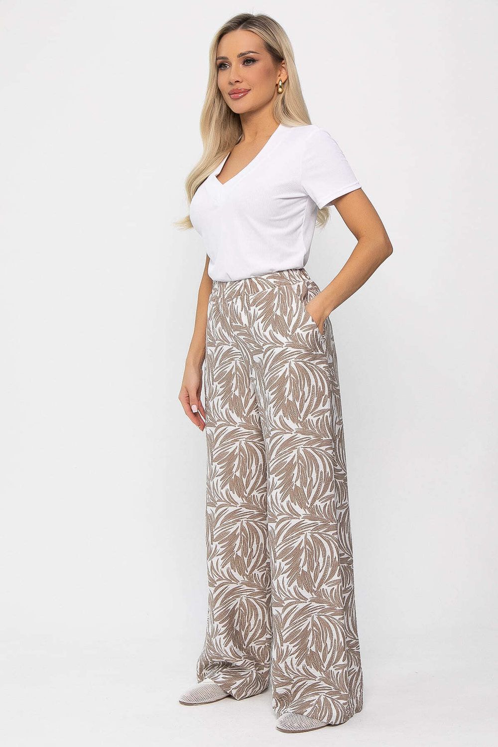 Брюки Калейдоскоп (бежевые) Б13604-30М LT Collection