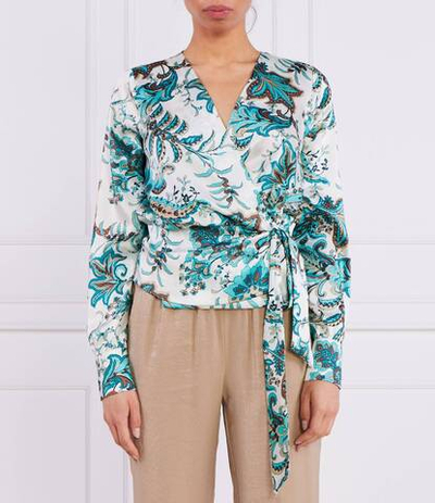 Блузка Liu Jo - бирюзовый(CA3387 TS017)