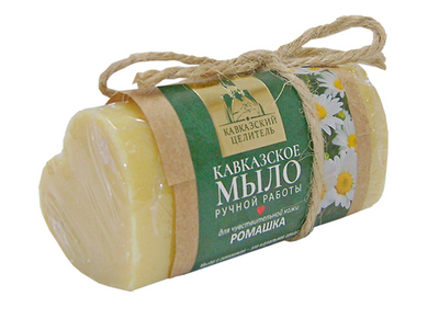 Мыло ручной работы, сердце, с Ромашкой, 100 г, "Кавказский целитель"