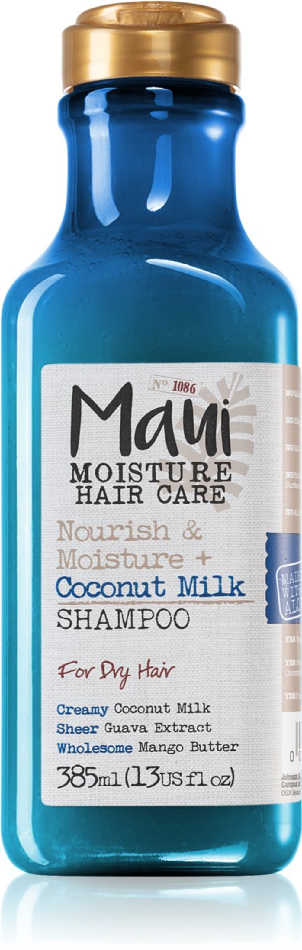 Maui Moisture Nourish & Moisture + Coconut Milk - увлажняющий шампунь для сухих волос /   385  ml  / GTIN 022796170514